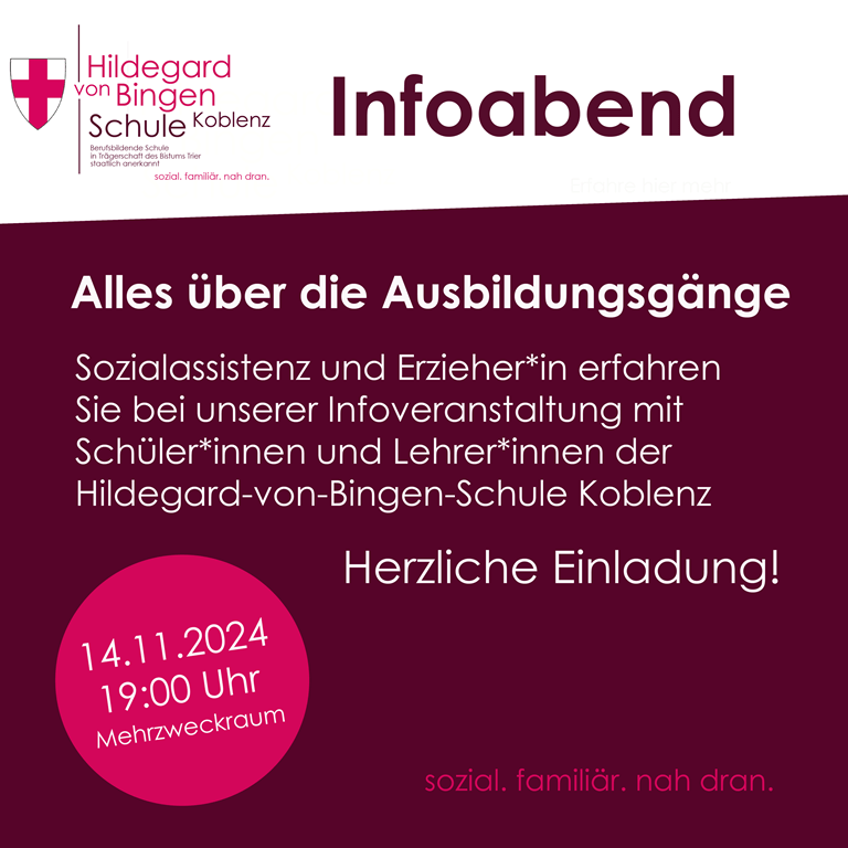 Infoabend am 14.11.2024