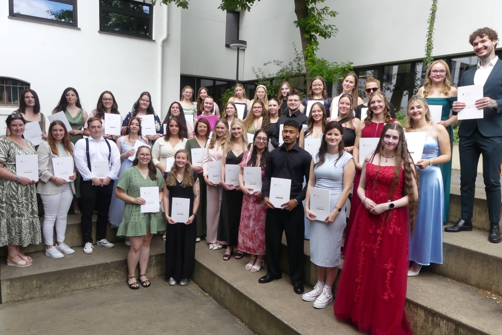 38 Absolventinnen und Absolventen schließen ihre Erzieherausbildung erfolgreich an der Hildegard von Bingen Schule Koblenz ab 38 Absolventinnen und Absolventen schließen ihre Erzieherausbildung erfolgreich an der Hildegard von Bingen Schule Koblenz ab